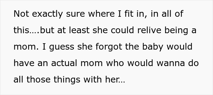 Woman Dumbfounded After Realizing MIL Thinks Her New Baby Is For Her