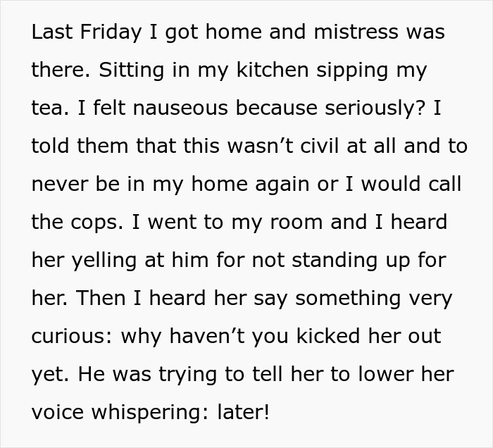  Woman Allows Husband&rsquo;s Mistress To Think He Owns Her Assets, Gets Called A &ldquo;Douche&rdquo; By Friend