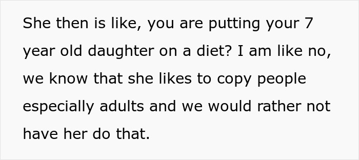 Woman Asks SIL To Stop Putting Butter On Her Food In Front Of Her Daughter