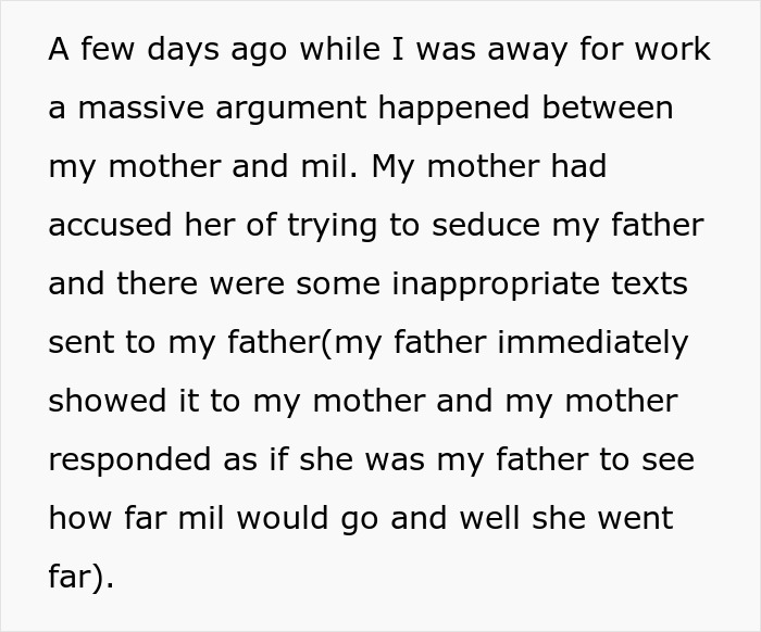 Woman’s MIL Flirts With Her Dad, Calls Cops On Him & His Wife After Her Intentions Are Exposed Woman’s MIL Flirts With Her Dad, Calls Cops On Him & His Wife After Her Intentions Are Exposed