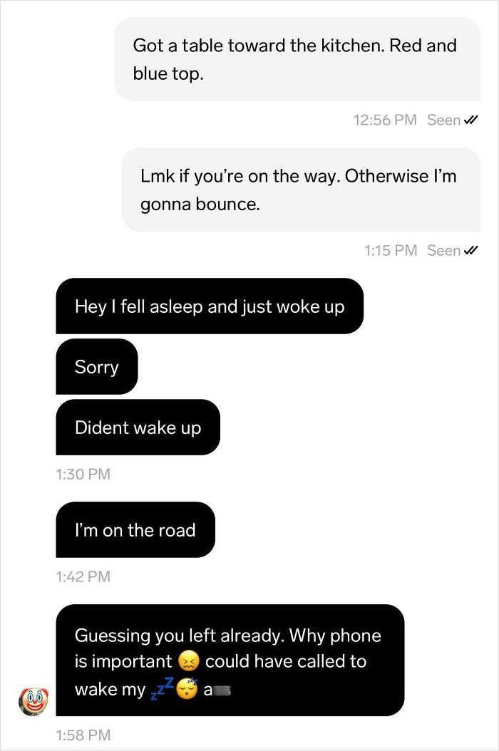 This Dude Slept Thru Our Lunch Date And Blames Me (Because I Don’t Exchange Numbers Until Meeting/Vibe Check). Because Apparently I Should’ve Woken Him Up And Waited