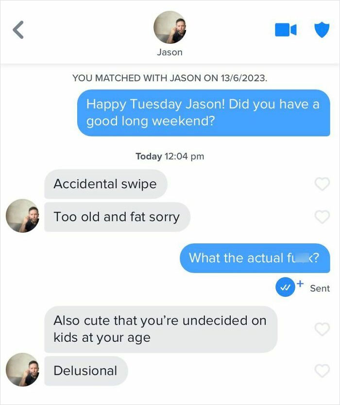 My Friend Matched With This Guy On A Dating App