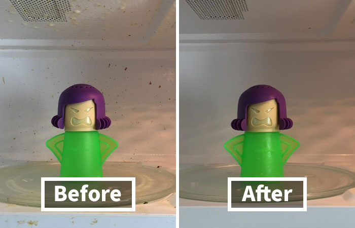 Keep Your Kitchen Clean With Angry Mama Microwave Cleaner: An Efficient Way To Steam Clean And Disinfect Your Microwave Using Vinegar And Water