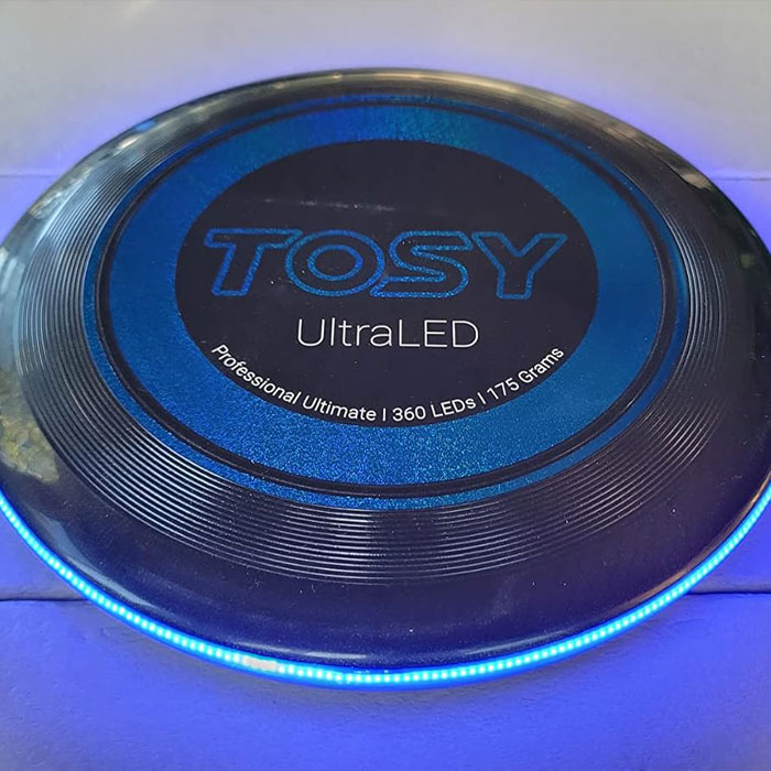Elevate Your Disc Game With TOSY Flying Disc - Featuring 16 Million Color RGB Or LEDs For Extreme Brightness!