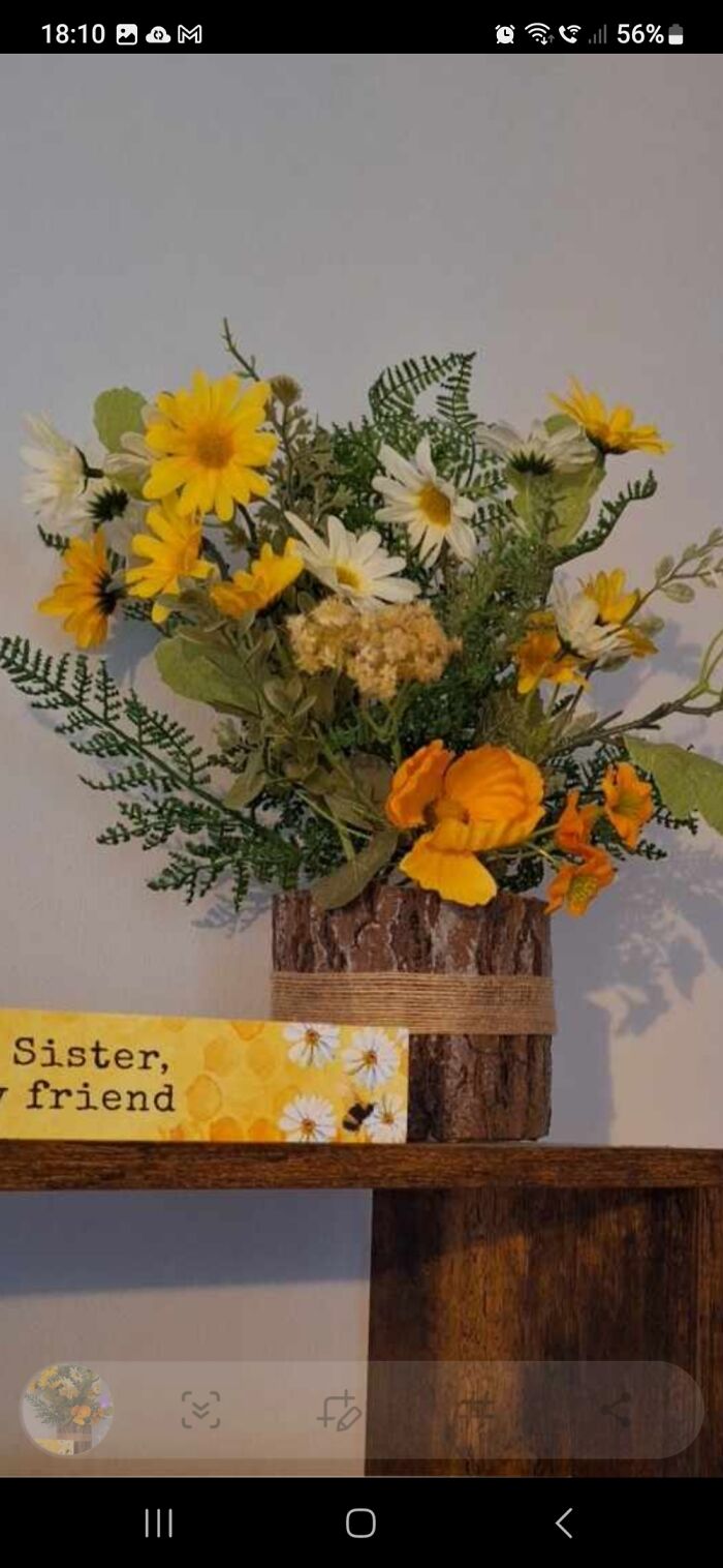 Bought 6 Peices For Around £7 Made Floral Arrangement......similar Type Costs £20 To £30 And No