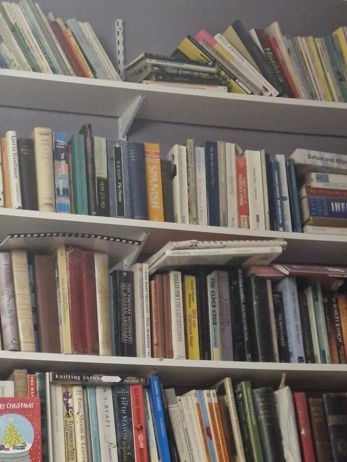 Part Of My Bookshelves. It Gets Messier