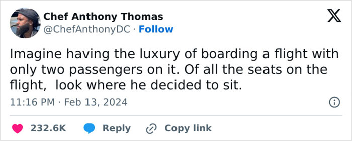 Man&rsquo;s Outraged Post About Fellow Passenger Provokes Hilarious Twitter Thread