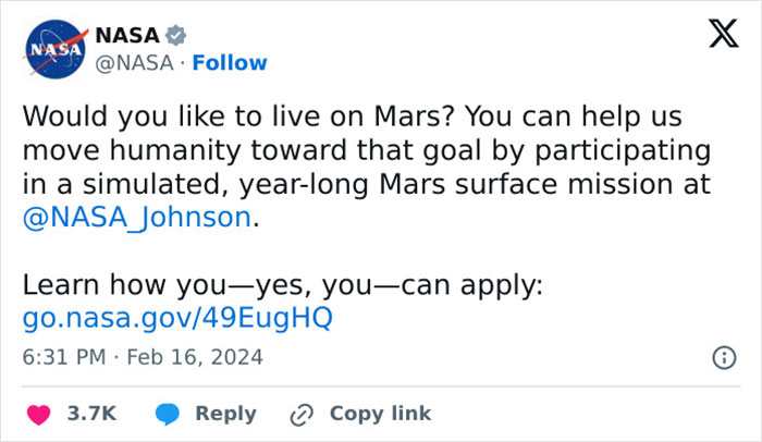 Live On "Fake Mars" For A Year: NASA&rsquo;s Simulated Mission Is Open For Applicants