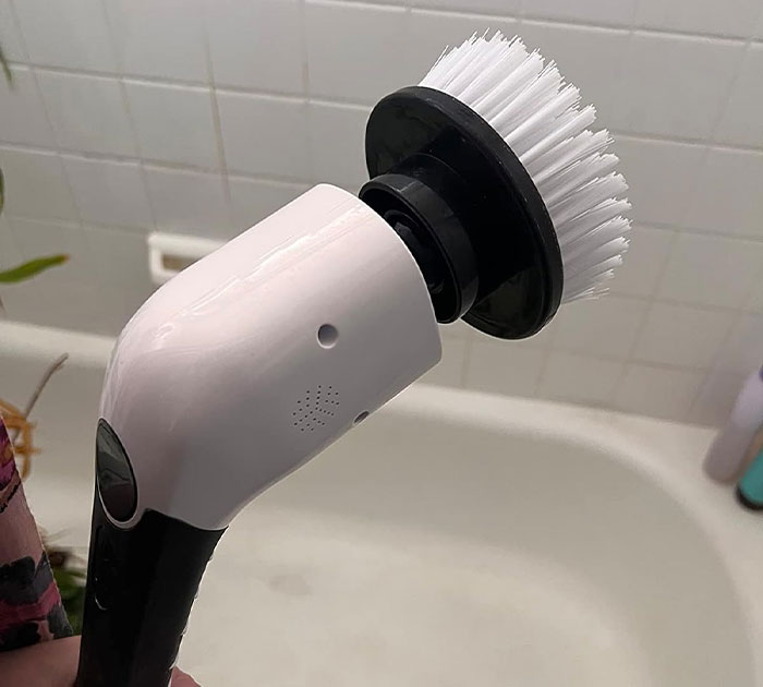 Scrub Smarter With Electric Spin Scrubber : Power Through Cleaning Effortlessly!