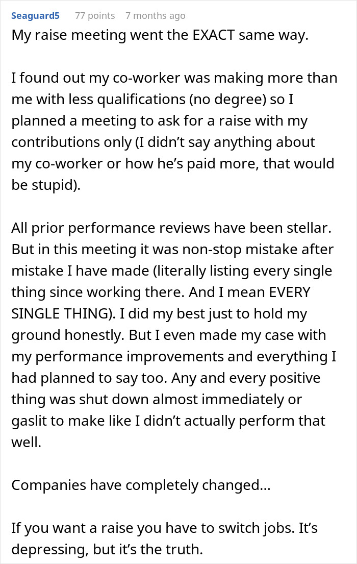 Employee Confronts Management About 50% Higher Pay For New Hires, Gets Shut Down