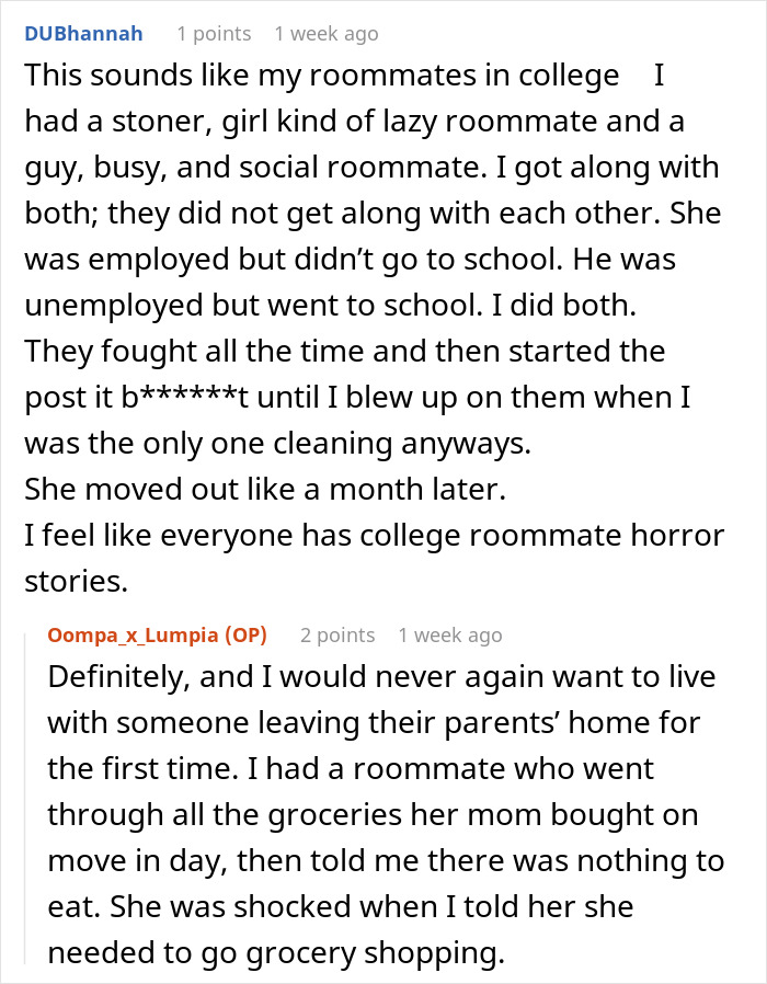 Roommate Complains About Dishes In The Sink, Regrets It When She Does The Same Thing