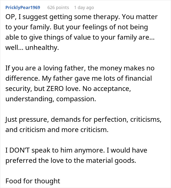 Father Feels Worthless After Finding Out His Son Is Worth Millions