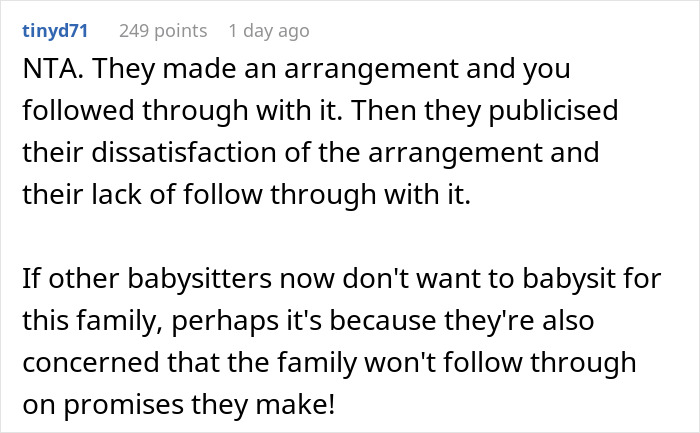 Parents Shame Their Teen Babysitter Online, She Comes With Receipts And They Get Blacklisted Parents Shame Their Teen Babysitter Online, She Comes With Receipts And They Get Blacklisted