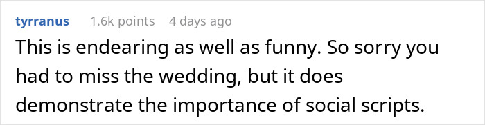 Guest Misses Friend's Wedding Due To A Hilariously Embarrassing Interaction With A Security Guard Guest Misses Friend's Wedding Due To A Hilariously Embarrassing Interaction With A Security Guard