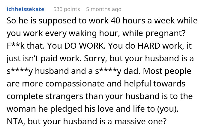 Man Loses It On Pregnant Wife After She Refuses To Cook Him Dinner: &ldquo;I Am So Tired&rdquo;
