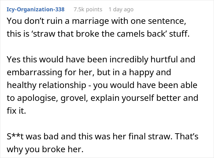 “I Broke Her”: Man Destroys Wife’s Confidence With One Sentence, She Checks Out From Relationship “I Broke Her”: Man Destroys Wife’s Confidence With One Sentence, She Checks Out From Relationship