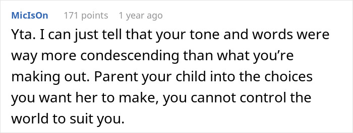 Woman Asks SIL To Stop Putting Butter On Her Food In Front Of Her Daughter