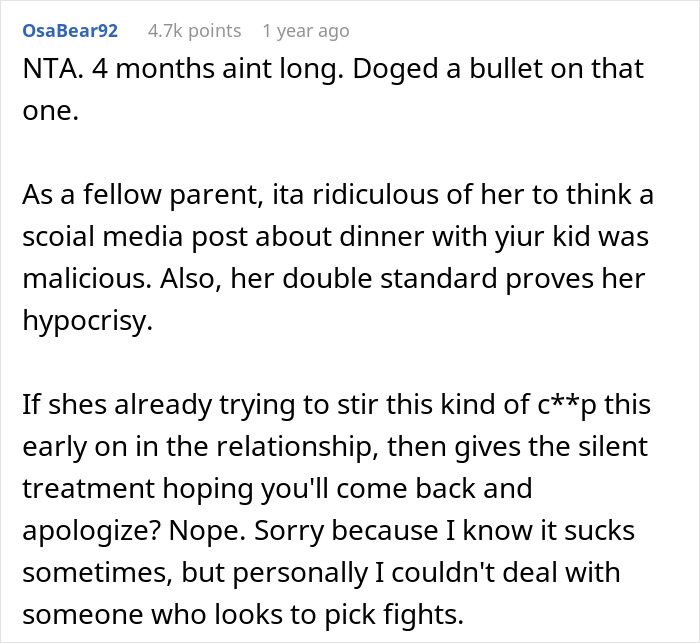 Woman Gets Insulted Over Her BF’s Photo With His 4 Y.O. Daughter, He Gets Mad At Her Woman Gets Insulted Over Her BF’s Photo With His 4 Y.O. Daughter, He Gets Mad At Her