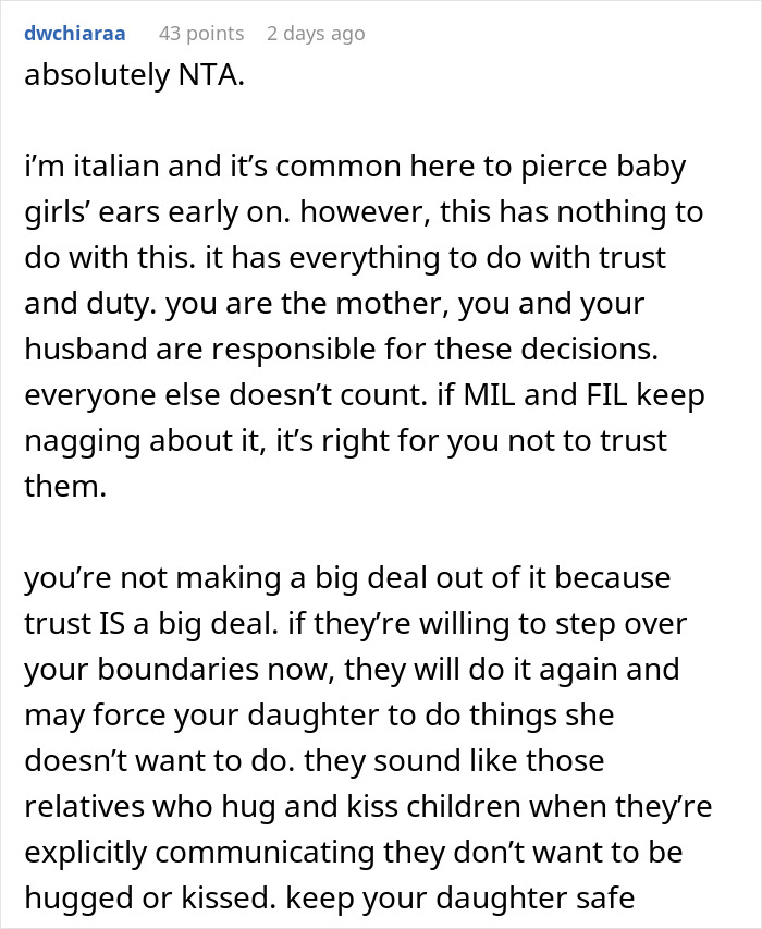 6-Month-Old Baby Taken To Doctor After Her Grandma Secretly Pierced Her Ears 6-Month-Old Baby Taken To Doctor After Her Grandma Secretly Pierced Her Ears