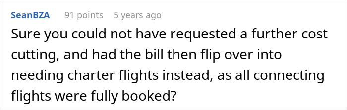 Company Thinks $35k For A Business Trip Is Absurd, Ends Up Paying Even More