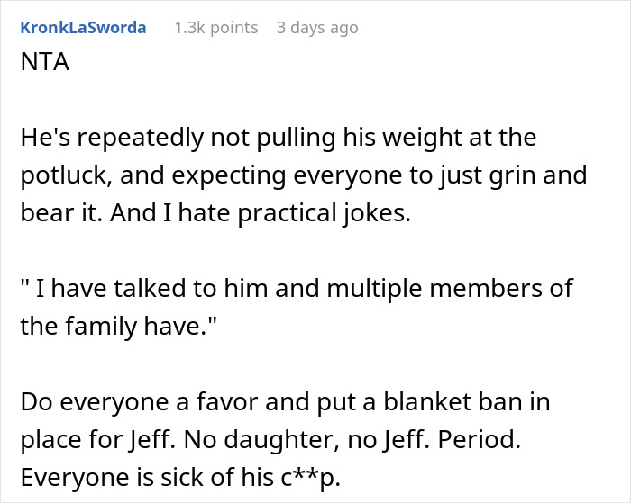 "AITA For Kicking Out My Son-In-Law For Bringing 'Salad' Like I Asked?"