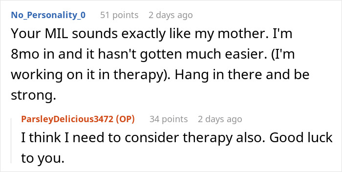 Woman Dumbfounded After Realizing MIL Thinks Her New Baby Is For Her