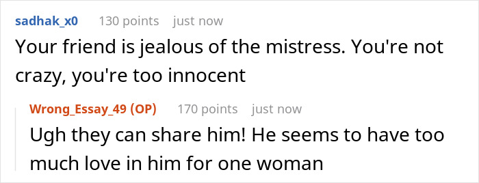  Woman Allows Husband&rsquo;s Mistress To Think He Owns Her Assets, Gets Called A &ldquo;Douche&rdquo; By Friend