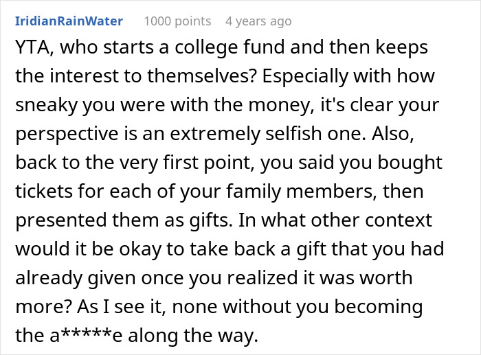 &ldquo;AITA For Spending My Son&rsquo;s Lottery Winnings Money?&rdquo;