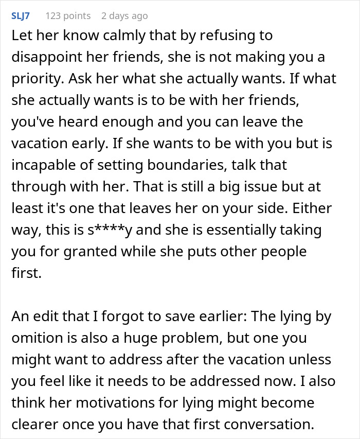 &ldquo;I Finally Learned The Truth&rdquo;: Man Considers Leaving GF On A Vacation Without Telling Her