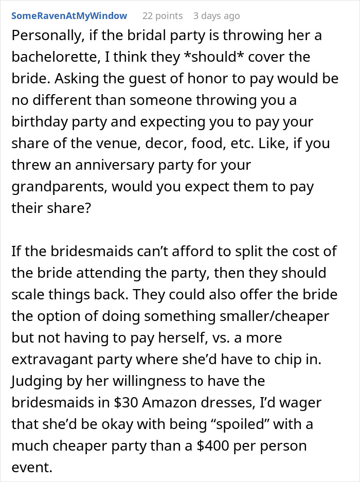 &ldquo;Is It Too Much To Expect A Little Spoiling?&rdquo;: Bride Upset After Covering Bachelorette Costs