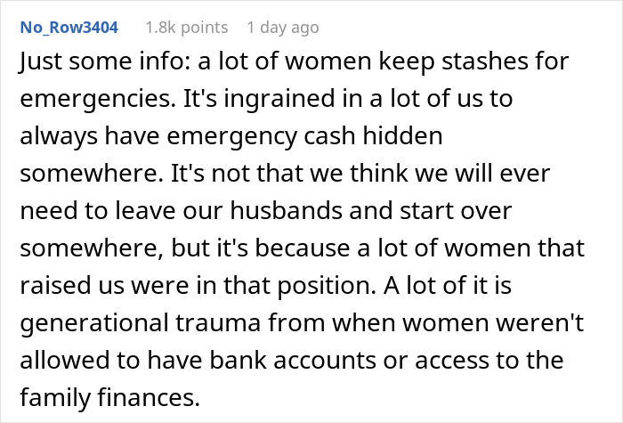 Husband Wants A Divorce After Finding Wife&rsquo;s &ldquo;Go Bag&rdquo;, Gets A Reality Check Online