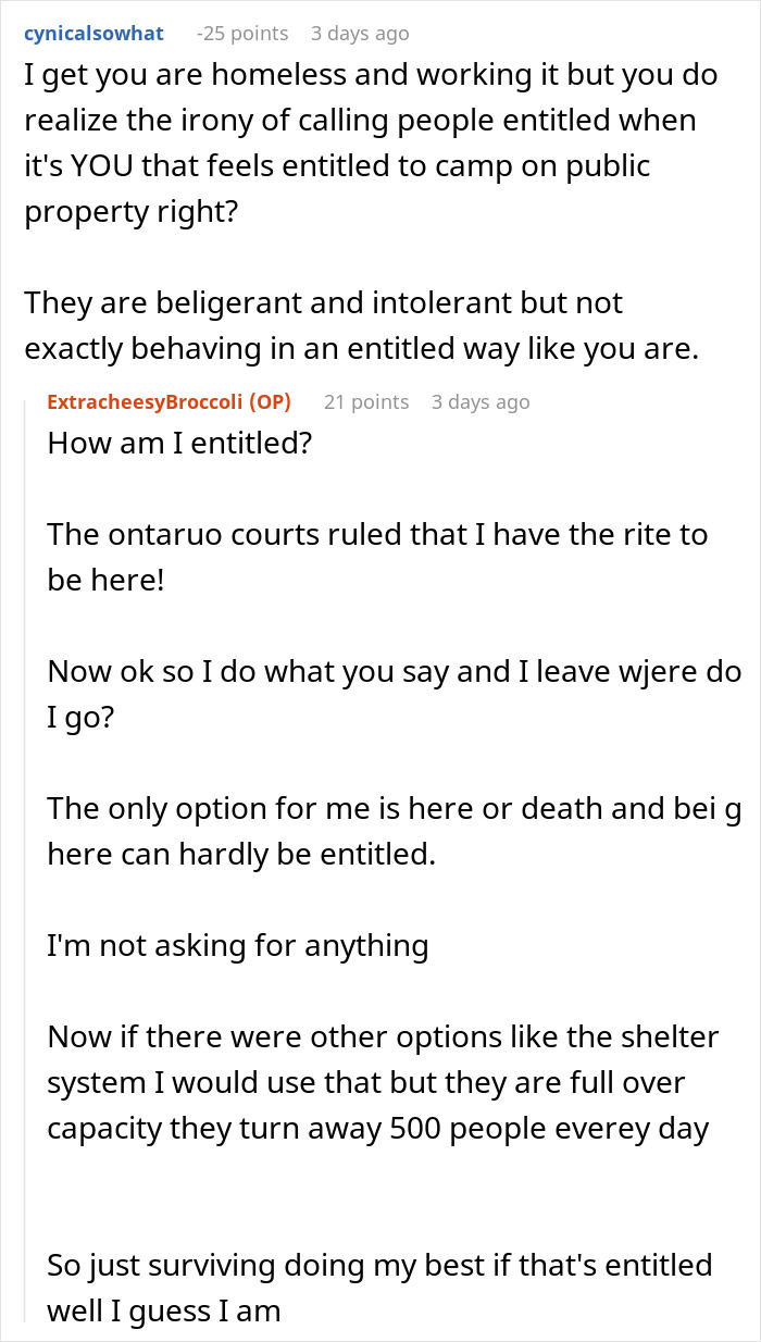 Entitled People Destroy Homeless Person&rsquo;s Shelter, Gets Them Trapped For An Hour