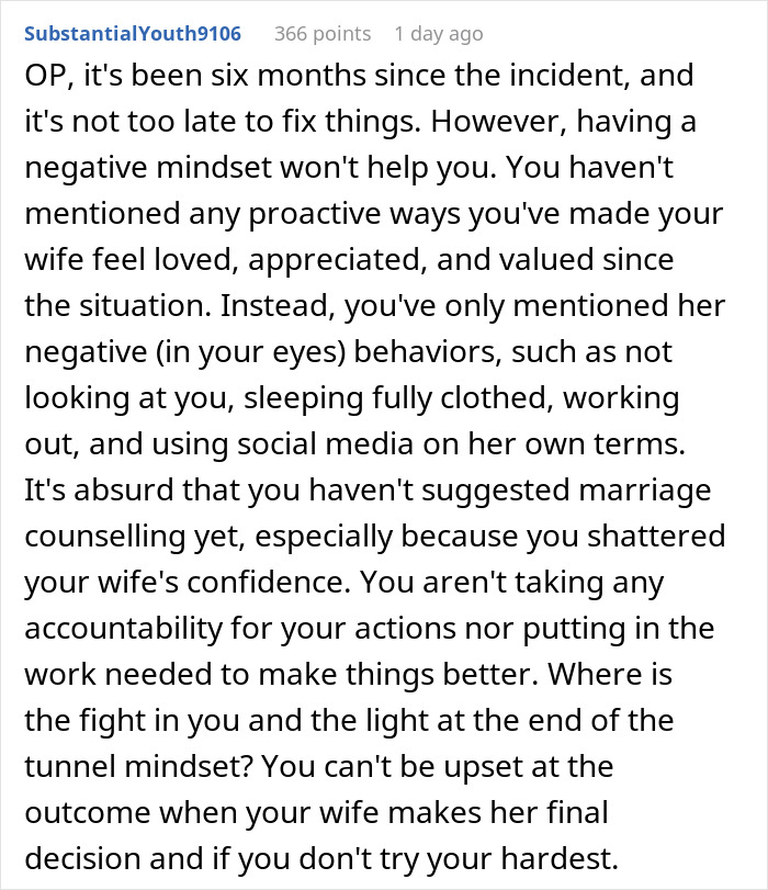 “I Broke Her”: Man Destroys Wife’s Confidence With One Sentence, She Checks Out From Relationship “I Broke Her”: Man Destroys Wife’s Confidence With One Sentence, She Checks Out From Relationship
