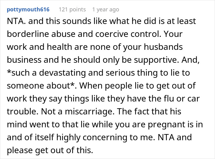 "He Pitched A Hissy Fit": Husband Demands Wife Come To Party, Lies About Her Miscarriage
