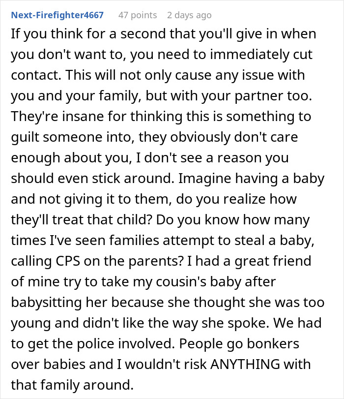 &ldquo;I&rsquo;m Going To Go Crazy&rdquo;: Woman Shocked At Mom Suggesting She Give Her Baby To Her Sister