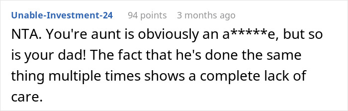 Aunt Racks Up $300 In Food, Is Shocked When She Hears They're Splitting The Bill Aunt Racks Up $300 In Food, Is Shocked When She Hears They're Splitting The Bill