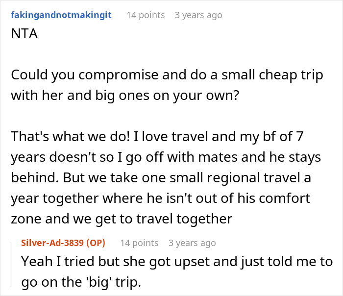 Guy Refuses To Pay For GF Of 5 Years And Goes On Vacation Without Her, Doesn’t Get Why She’s Mad Guy Refuses To Pay For GF Of 5 Years And Goes On Vacation Without Her, Doesn’t Get Why She’s Mad