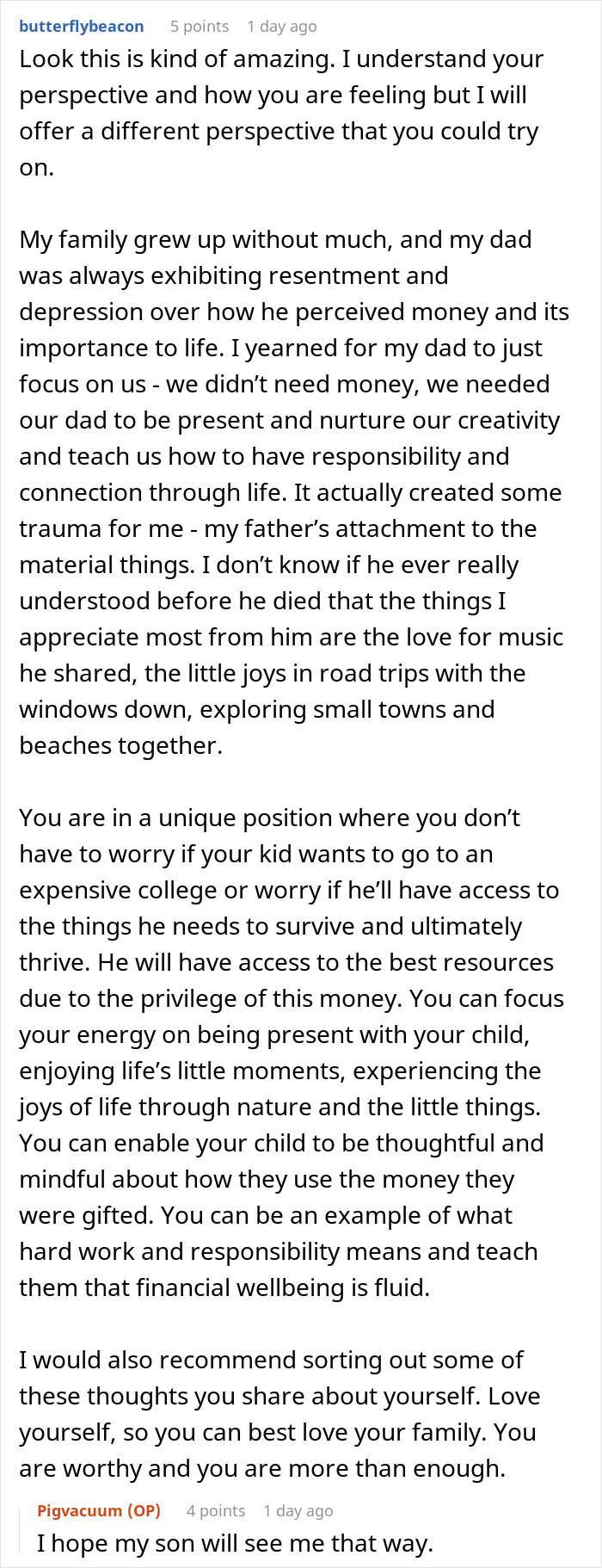 Father Feels Worthless After Finding Out His Son Is Worth Millions