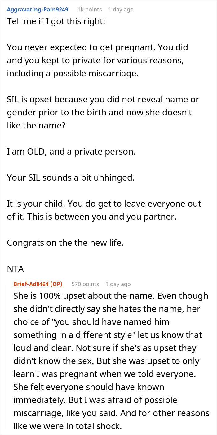 SIL Desperately Wants To Insert Herself Into Couple&rsquo;s Pregnancy, Rudely Says She Feels &lsquo;Cut Out&rsquo;