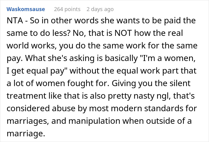 Woman Is Mad Brother Earns $10/h More Than She Does, Wants Parents To Make Up For It Woman Is Mad Brother Earns $10/h More Than She Does, Wants Parents To Make Up For It