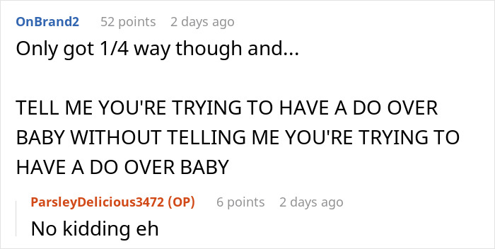 Woman Dumbfounded After Realizing MIL Thinks Her New Baby Is For Her