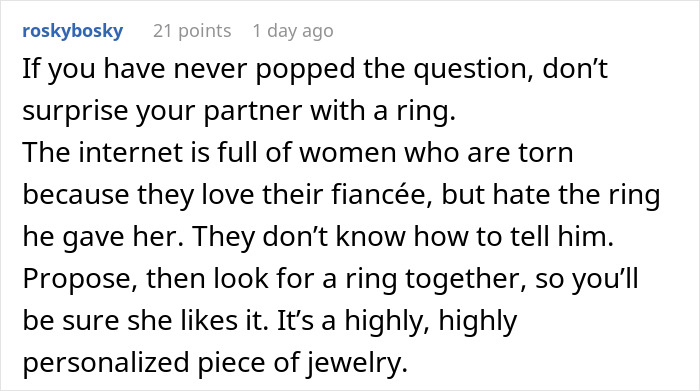 BF Doesn’t Know What To Do After GF Reacted Badly To Pic Of Engagement Ring He Already Bought BF Doesn’t Know What To Do After GF Reacted Badly To Pic Of Engagement Ring He Already Bought