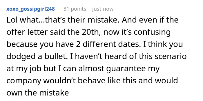 Candidate Fails To Confirm Job Offer As Term Specified In The Letter Apparently Included Holidays