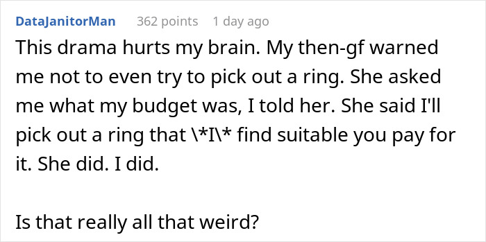 BF Doesn’t Know What To Do After GF Reacted Badly To Pic Of Engagement Ring He Already Bought BF Doesn’t Know What To Do After GF Reacted Badly To Pic Of Engagement Ring He Already Bought