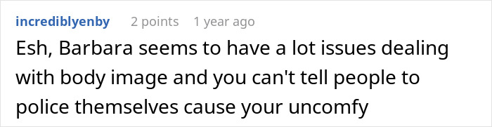 Woman Asks SIL To Stop Putting Butter On Her Food In Front Of Her Daughter
