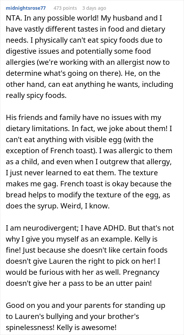 Man Is Done With Future SIL Mocking His GF&rsquo;s Eating Habits, Asks Her To Leave Family Dinner