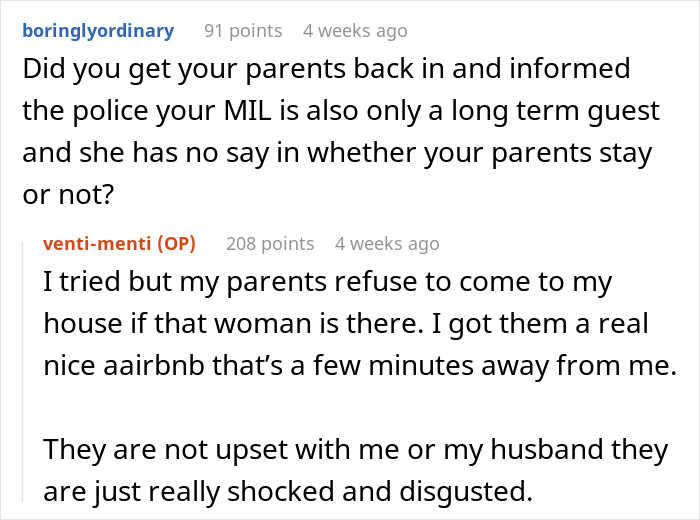 Woman’s MIL Flirts With Her Dad, Calls Cops On Him & His Wife After Her Intentions Are Exposed Woman’s MIL Flirts With Her Dad, Calls Cops On Him & His Wife After Her Intentions Are Exposed
