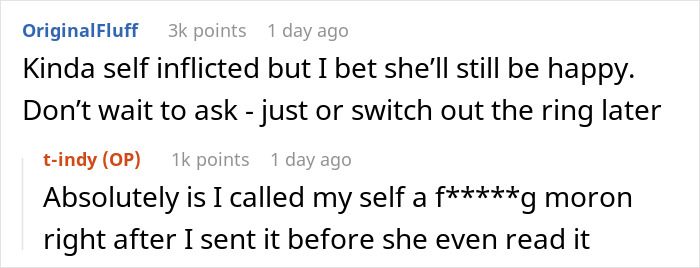 BF Doesn’t Know What To Do After GF Reacted Badly To Pic Of Engagement Ring He Already Bought BF Doesn’t Know What To Do After GF Reacted Badly To Pic Of Engagement Ring He Already Bought