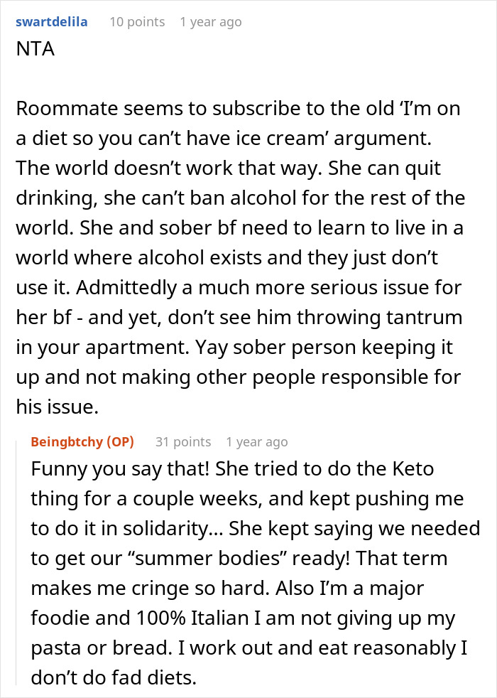 Woman Demands Roommate Adhere To &lsquo;No Alcohol&rsquo; Rule, Loses Her Place To Live Instead
