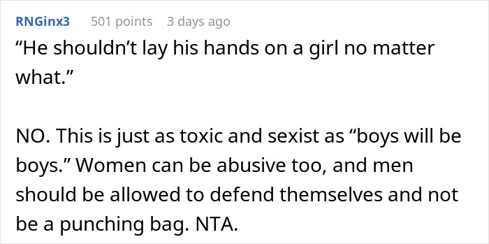 Father Won't Take Any Action Towards Son Over His Fight With 3 Girls At School, Wife Is Livid
